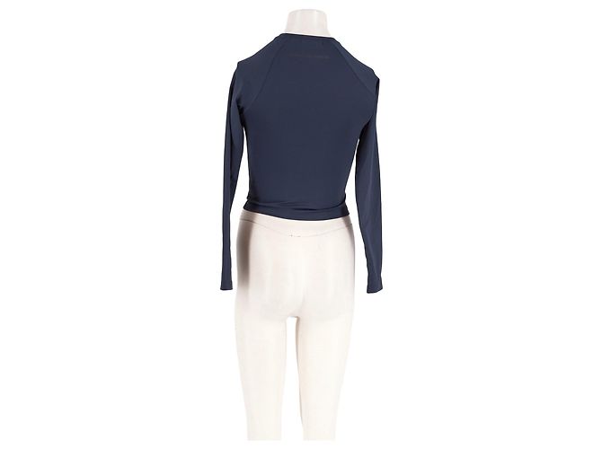Autre Marque Top aderente a maniche lunghe blu navy RAGDOLL - vista 2