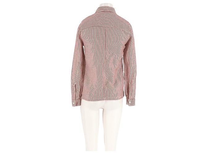 Camisa Chloé Stora de rayas rojas y blancas de algodón - vista 2