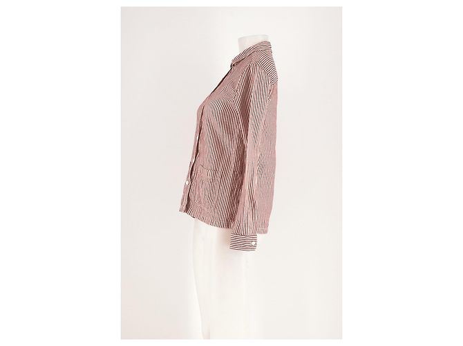 Camisa Chloé Stora de rayas rojas y blancas de algodón - vista 3