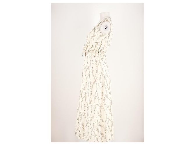 Veronica Beard Weißes Baumwollkleid - Ansicht 3
