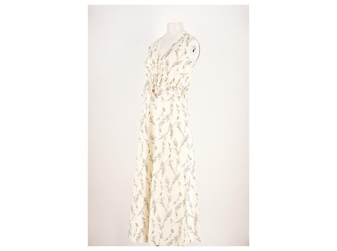 Veronica Beard Weißes Baumwollkleid - Ansicht 4