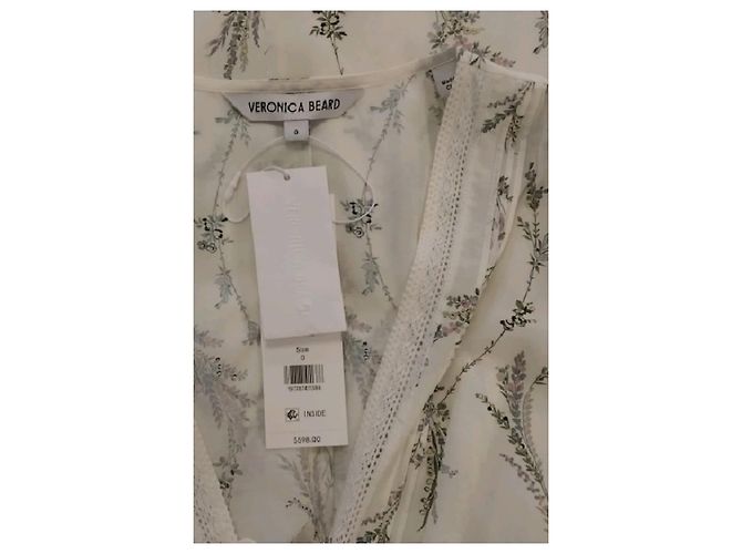 Veronica Beard Weißes Baumwollkleid - Ansicht 7