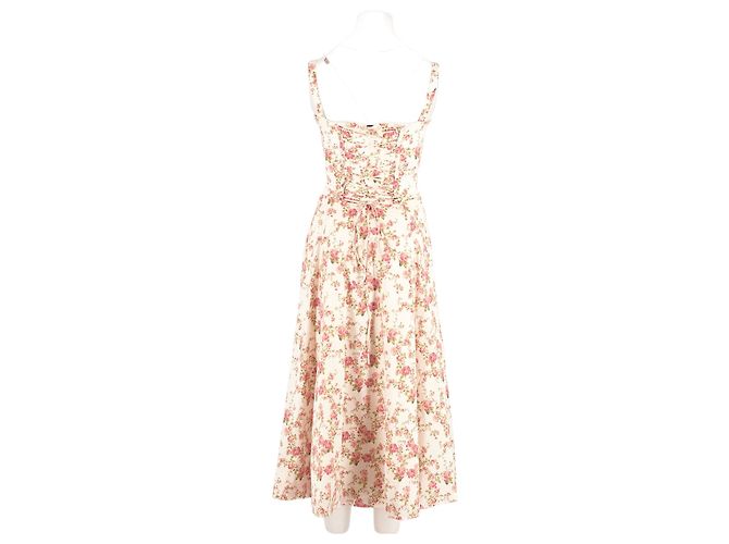 Autre Marque Weißes Baumwollkleid - Ansicht 2