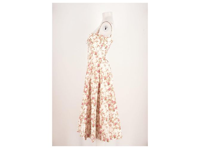 Autre Marque Weißes Baumwollkleid - Ansicht 3