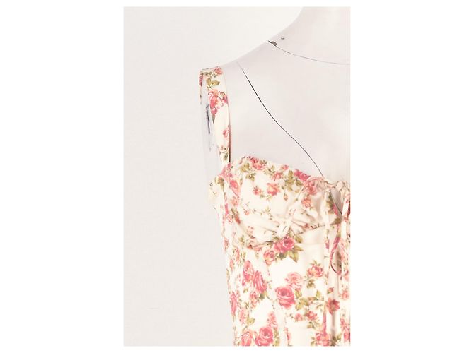 Autre Marque Weißes Baumwollkleid - Ansicht 6