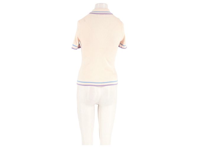 Autre Marque Polo de lana blanco FROM FUTURE - vista 2