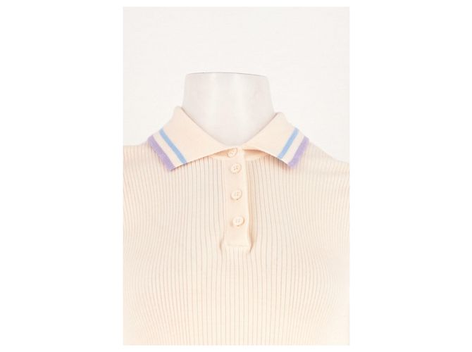 Autre Marque Polo de lana blanco FROM FUTURE - vista 5