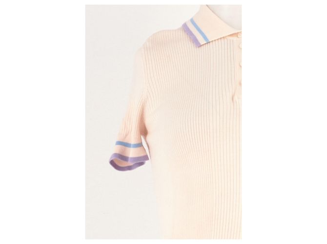 Autre Marque Polo de lana blanco FROM FUTURE - vista 6