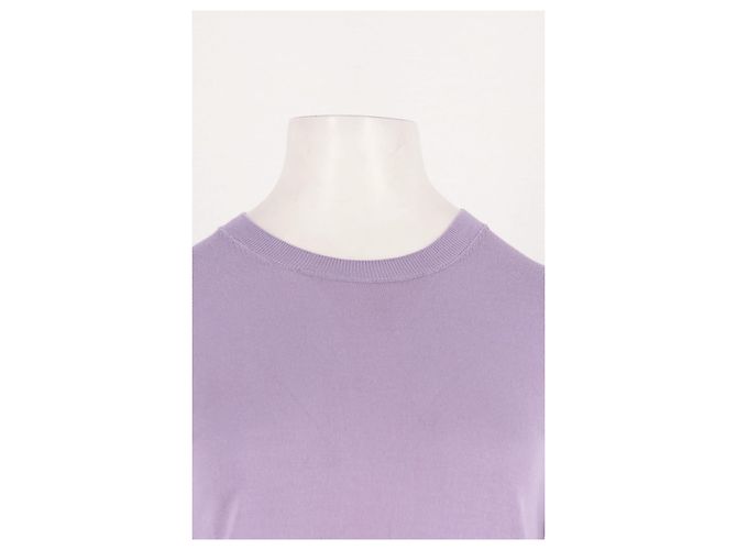 Autre Marque FROM FUTURE Lila Wollpullover mit Langarm - Ansicht 5