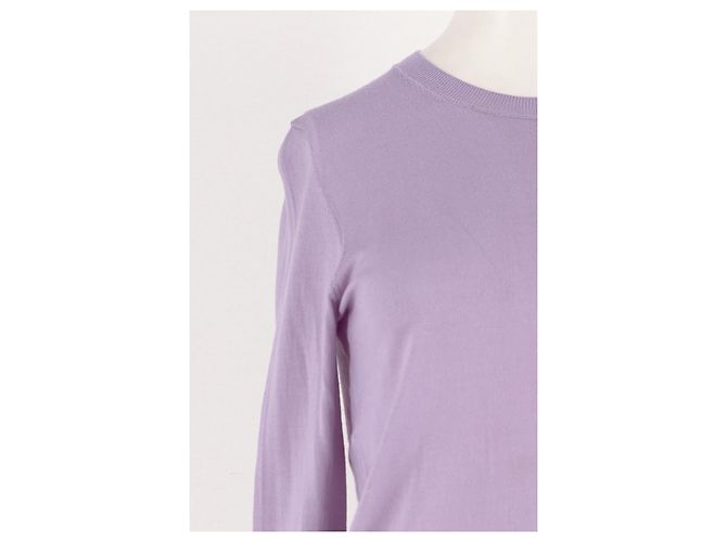 Autre Marque FROM FUTURE Lila Wollpullover mit Langarm - Ansicht 6