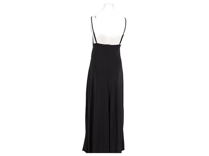 Autre Marque MORÉ NOIR Maxikleid Schwarz Viscose - Ansicht 2