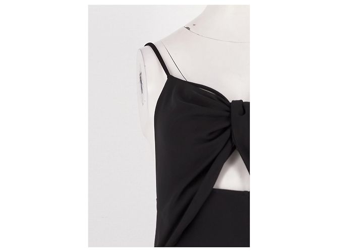 Autre Marque MORÉ NOIR Maxikleid Schwarz Viscose - Ansicht 6