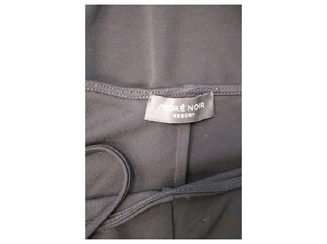 Autre Marque MORÉ NOIR Maxikleid Schwarz Viscose - Ansicht 7