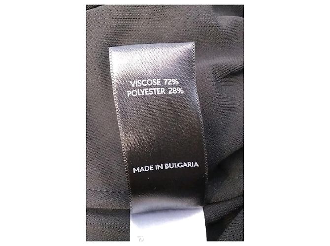 Autre Marque MORÉ NOIR Maxikleid Schwarz Viscose - Ansicht 8