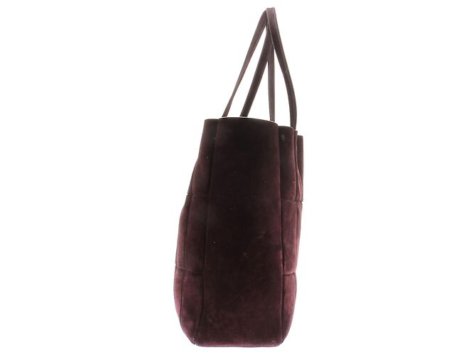 Borsa a mano Khaite in camoscio viola - vista 4