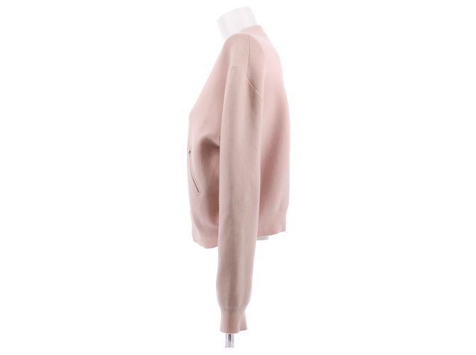 Acne Pink Wool Bomber Jacket - view 4