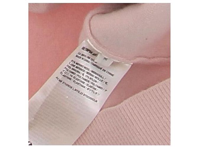 Acne Pink Wool Bomber Jacket - view 6