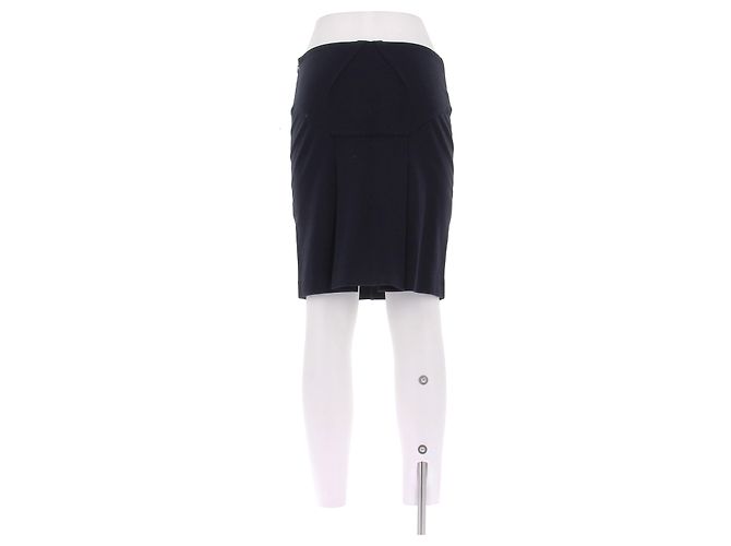 Falda midi de algodón azul marino Diane Von Furstenberg - vista 2