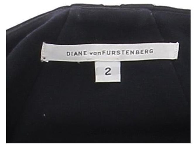 Falda midi de algodón azul marino Diane Von Furstenberg - vista 5