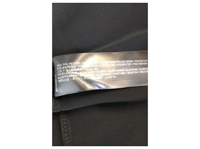 Vestido maxi negro Mango de manga larga - vista 8