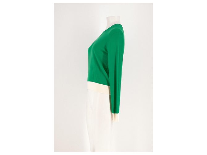 Autre Marque Jersey de lana verde FROM FUTURE - vista 3