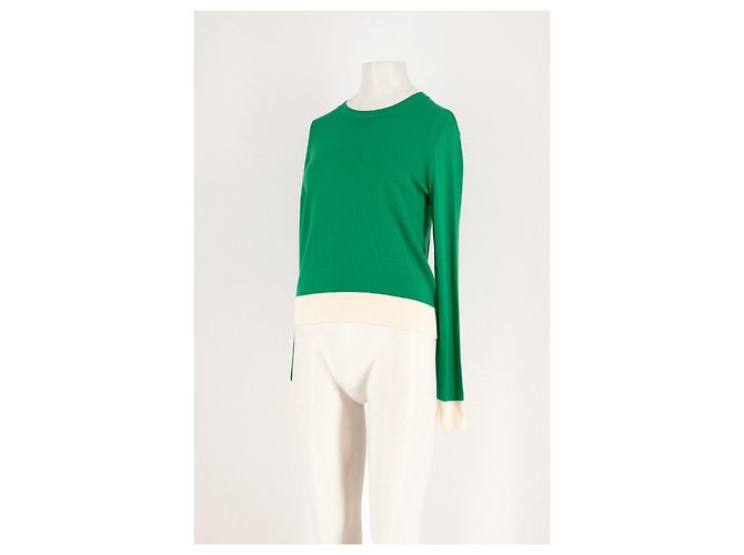 Autre Marque Jersey de lana verde FROM FUTURE - vista 4