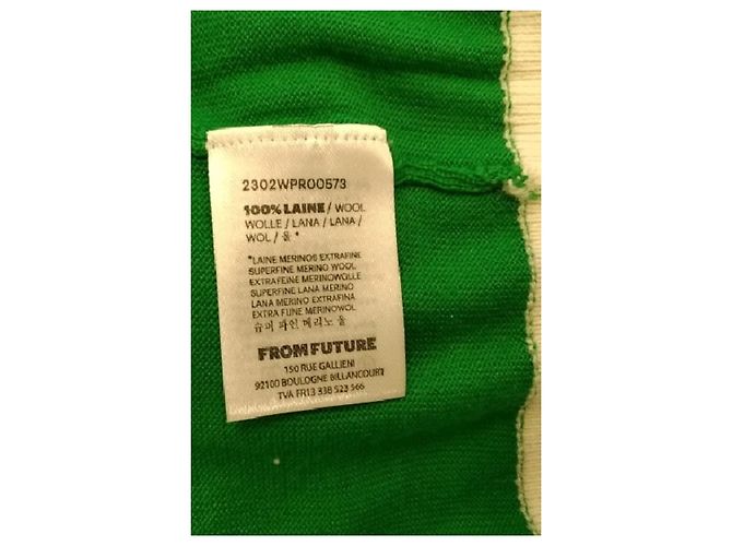 Autre Marque Jersey de lana verde FROM FUTURE - vista 8