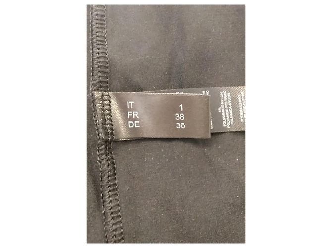 La Perla Maxikleid Schwarz mit Spitze - Ansicht 8