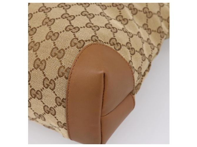 GUCCI GG Canvas Shoulder Bag Beige Silver 308930 - vista 10