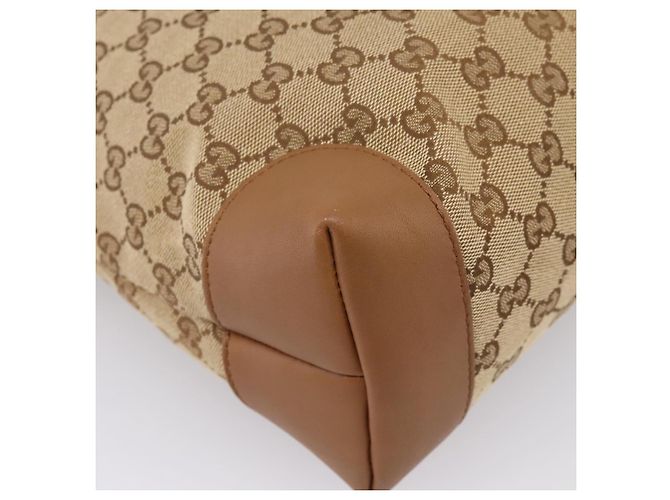 GUCCI GG Canvas Shoulder Bag Beige Silver 308930 - vista 11