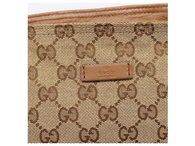 GUCCI GG Canvas Shoulder Bag Beige Silver 308930 - vista 15