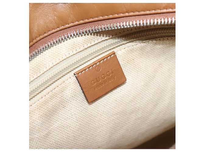GUCCI GG Canvas Shoulder Bag Beige Silver 308930 - vista 16