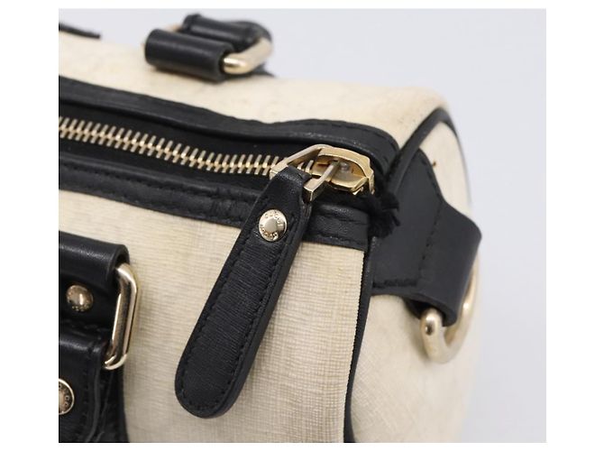 GUCCI GG Supreme Hand Bag PVC White Gold 193604 - vista 14