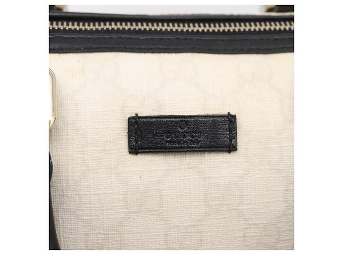 GUCCI GG Supreme Hand Bag PVC White Gold 193604 - vista 15