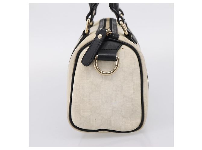 GUCCI GG Supreme Hand Bag PVC White Gold 193604 - vista 4