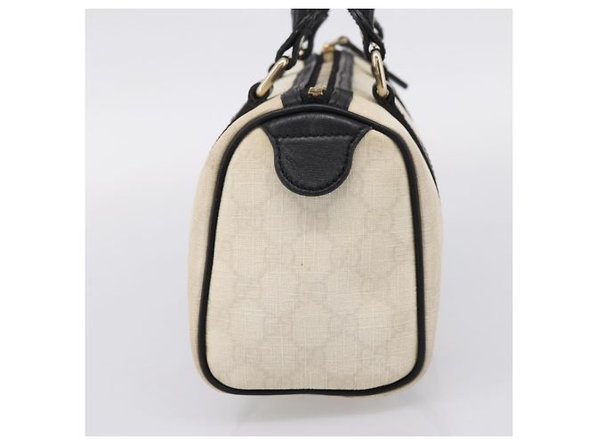 GUCCI GG Supreme Hand Bag PVC White Gold 193604 - vista 5