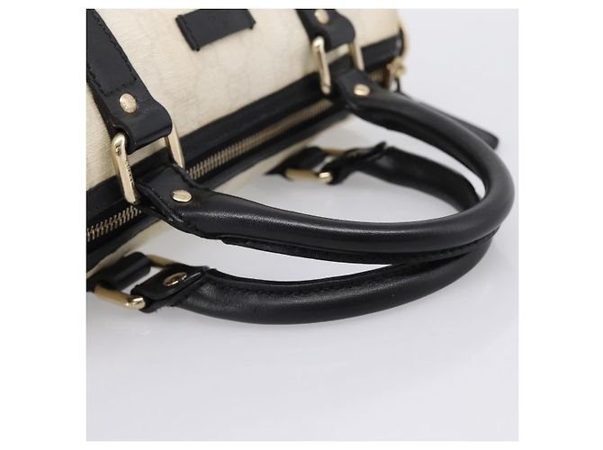 GUCCI GG Supreme Hand Bag PVC White Gold 193604 - vista 7