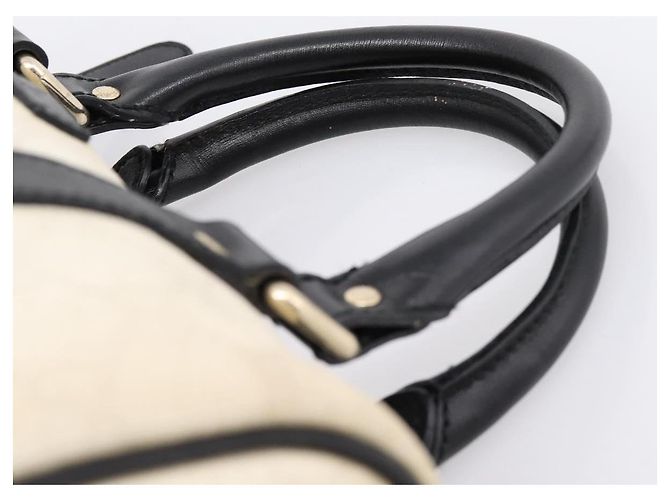 GUCCI GG Supreme Hand Bag PVC White Gold 193604 - vista 8