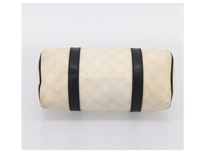 GUCCI GG Supreme Hand Bag PVC White Gold 193604 - vista 9
