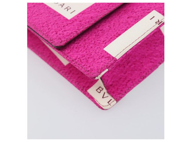 Bulgari BVLGARI Shoulder Bag Canvas Pink Gold - vista 15