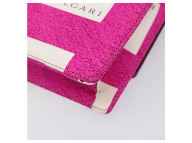 Bulgari BVLGARI Shoulder Bag Canvas Pink Gold - vista 16