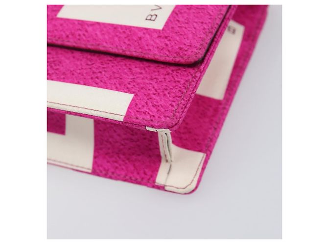 Bulgari BVLGARI Shoulder Bag Canvas Pink Gold - vista 8