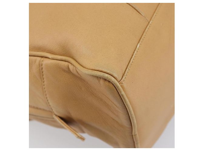 LOEWE Hand Bag Leather Beige Gold - vista 16