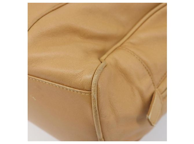 LOEWE Hand Bag Leather Beige Gold - vista 17