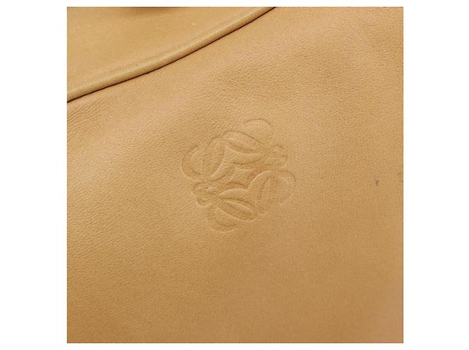 LOEWE Hand Bag Leather Beige Gold - vista 20