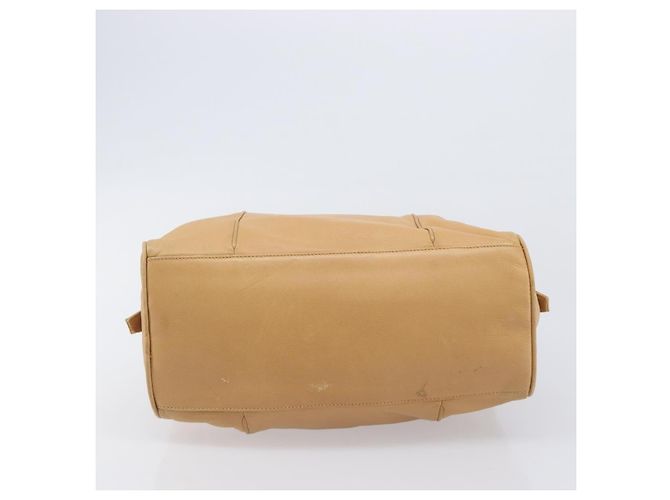 LOEWE Hand Bag Leather Beige Gold - vista 5