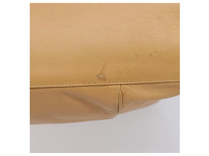 LOEWE Hand Bag Leather Beige Gold - vista 6