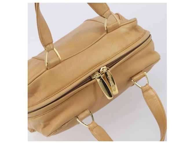 LOEWE Hand Bag Leather Beige Gold - vista 8