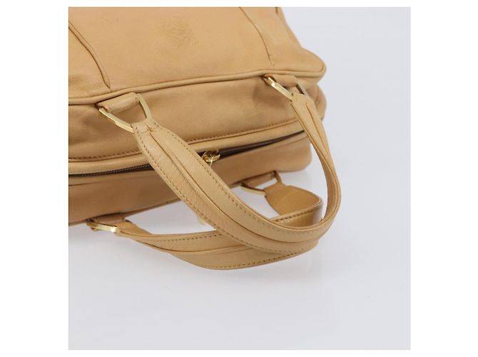 LOEWE Hand Bag Leather Beige Gold - vista 9