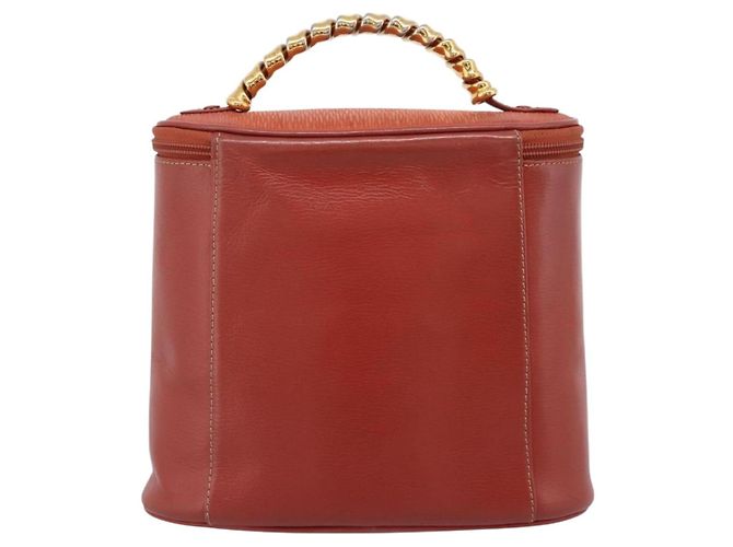 LOEWE Velazquez Tote Bag Leather Orange Gold - vista 2